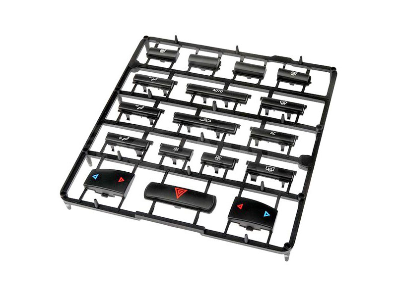 Dorman 76833 HVAC Push Button Set - Saab | 12781996 12781997 