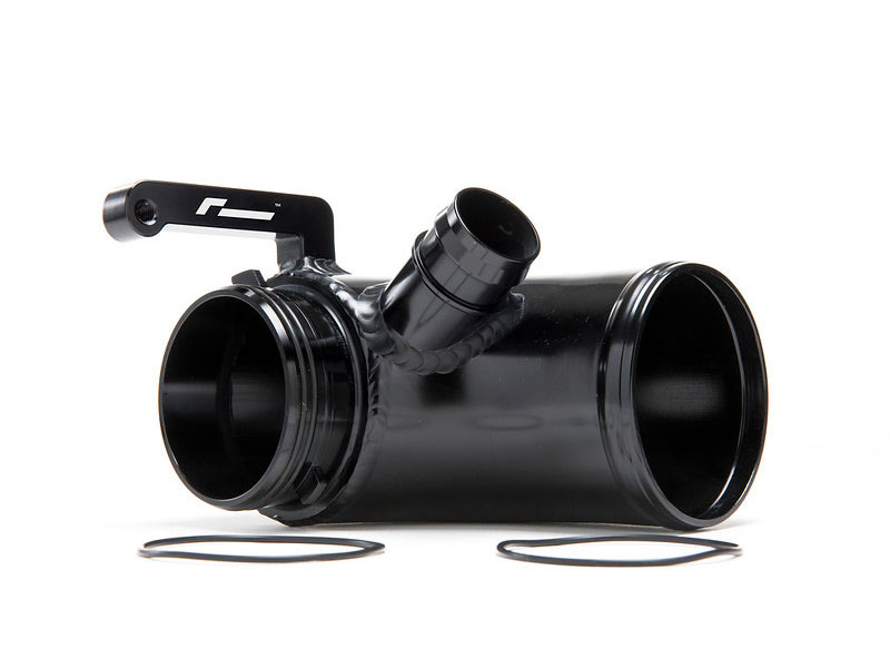 RacingLine VWR12G7R600ITINLET Turbocharger Inlet Pipe; Aluminum; Black