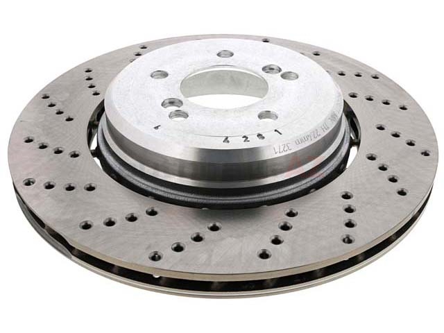 SHW Performance Rear Left Disc Brake Rotor 34212282807 BMW M5 M6