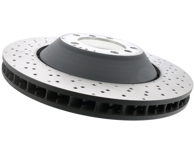 98135140580 Sebro Coated Disc Brake Rotor; Front Left
