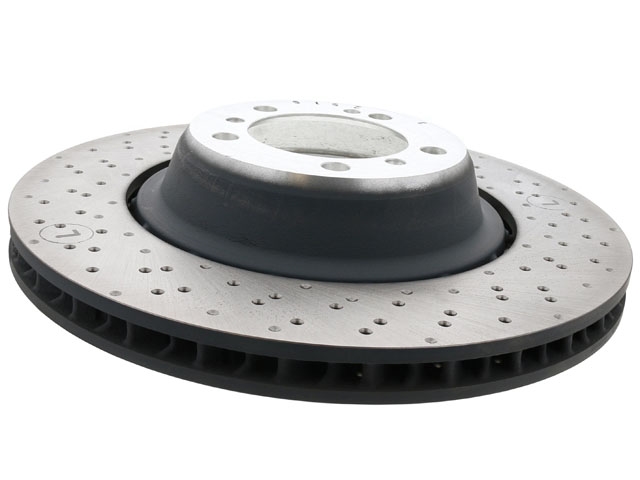 99135240703 Sebro Coated Disc Brake Rotor; Rear Left