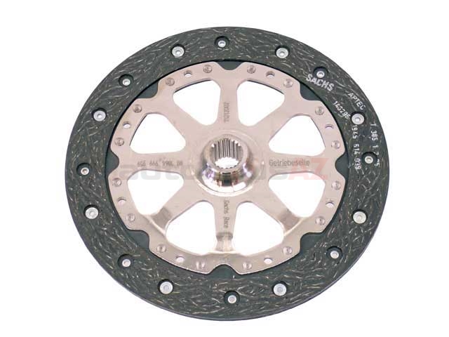 881864999959 Sachs Performance Clutch Friction Disc; Sport Rigid Hub w/ Organic Lining (Higher Friction)