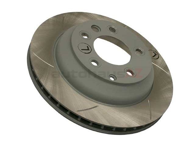 95535240131 Sebro Slotted & Coated Disc Brake Rotor; Rear, (330 X 28 mm)