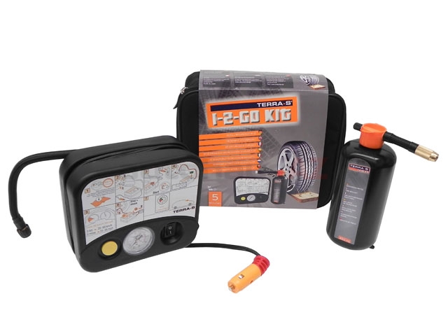 T56001 Terra-S Tire Sealant and Air Compressor Kit