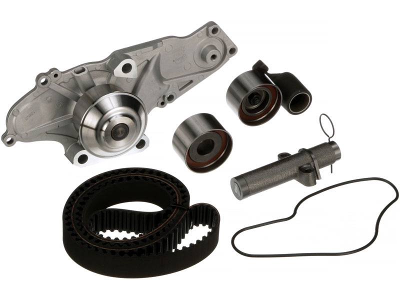 Kit Cinghia Di Distribuzione Con Pompa Acqua Gates TCKWP286 - Completo Di Cinghia, Tenditori E Pompa, Per Motore