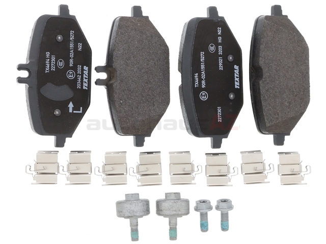 Textar 000420380564, 2272301 Brake Pad Set; Rear - Mercedes Textar 000420380564, 2272301 Brake Pad Set; Rear - Mercedes