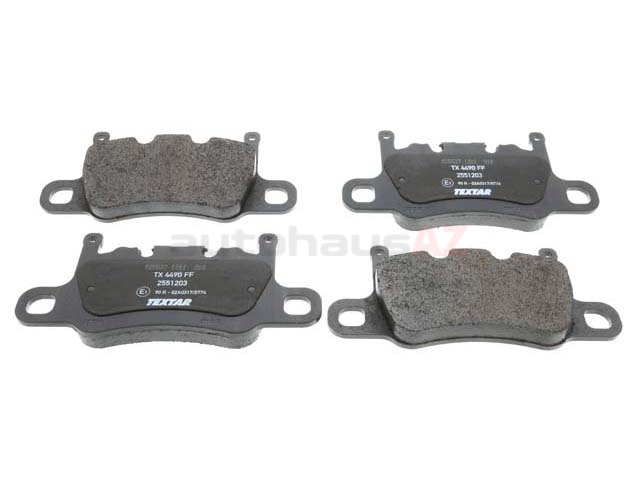 Textar 99135294882, 2551203 Brake Pad Set; Rear - Porsche