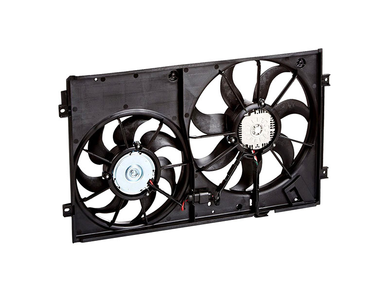 TYC 621490 Cooling Fan Assembly VW 1K0121207BB9B9 34155005100