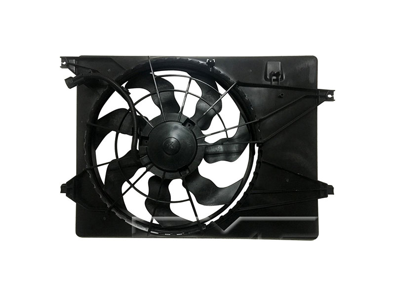 Cooling Fan Assembly For 2016-2020 Kia Sorento - Single Fan Radiator Replacement (Part #KI3115145), 1-Year Warranty