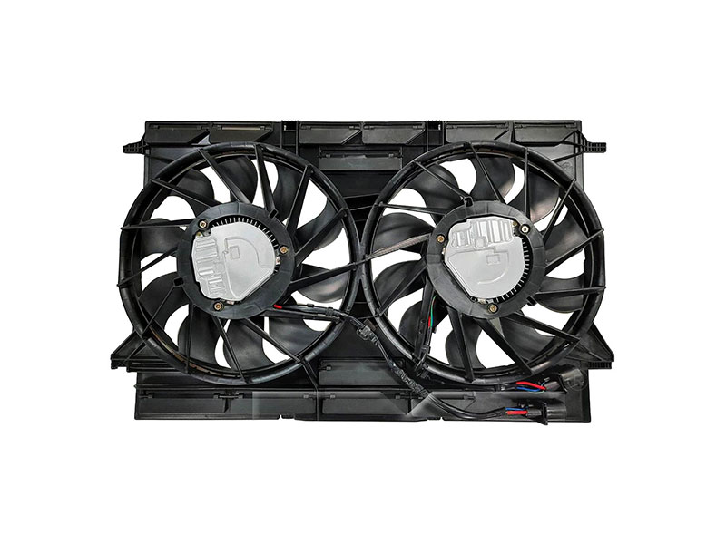 TYC 624820 Cooling Fan Assembly Audi 80A121207A 80A959455E