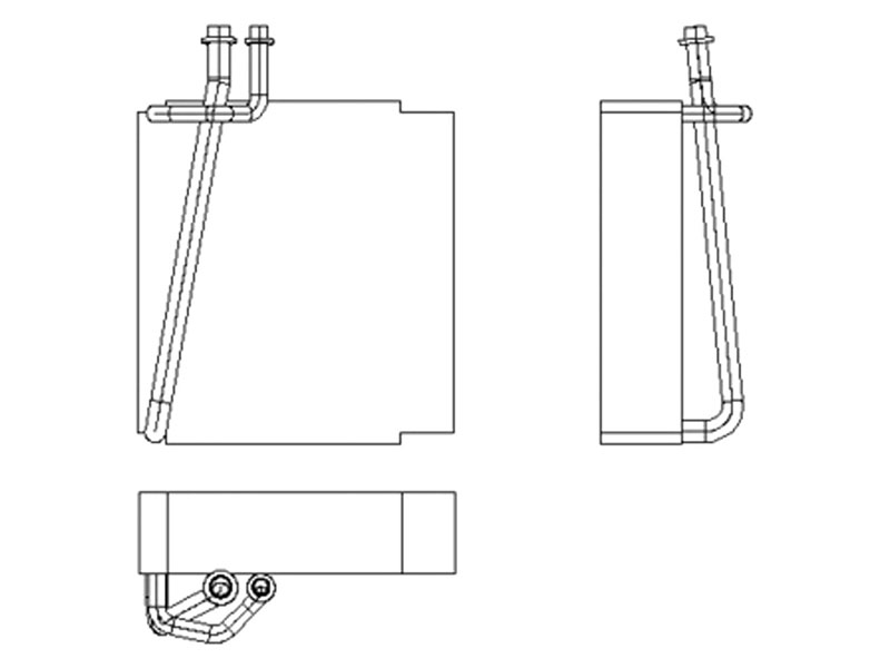 TYC 97181 A/C Evaporator Core - Pontiac, Saturn | 24301327 54845 ...