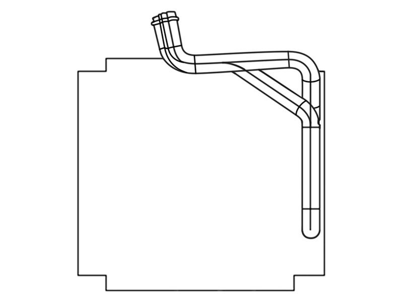TYC 97337 Replacement Evaporator For Subaru - A/C System Part, Leak Tested