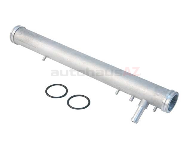022121050 URO Parts Premium Coolant Pipe; Aluminum; Water Pump to Thermostat Housing