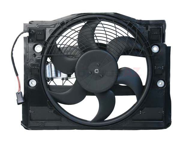 URO Parts 64546988913 Auxiliary Cooling Fan Assembly; Pusher Fan 