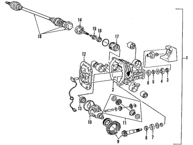Volvo 240 - Headlight Assembly Parts