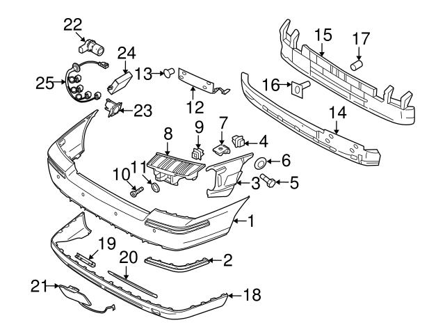 Genuine Volvo 30655844 Parking Aid System Wiring Harness - Volvo