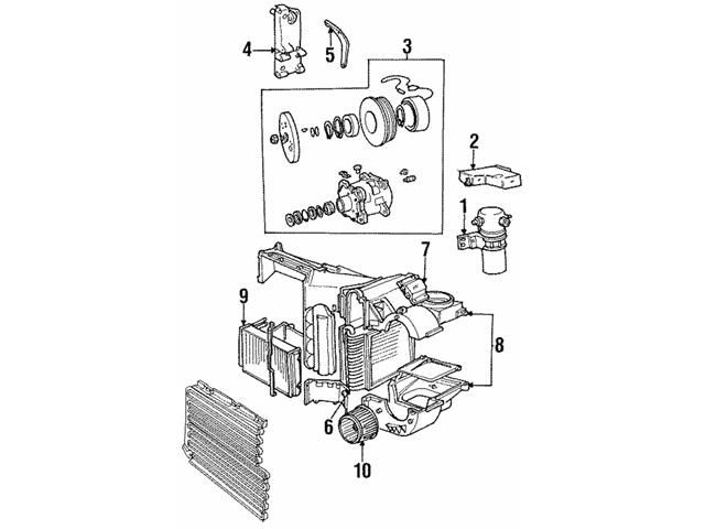 Genuine Volvo 30676870 Blower Motor - Volvo
