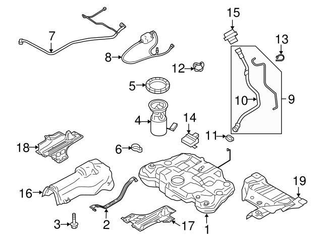 Genuine Volvo 30740905 Fuel Hose/Line - Volvo