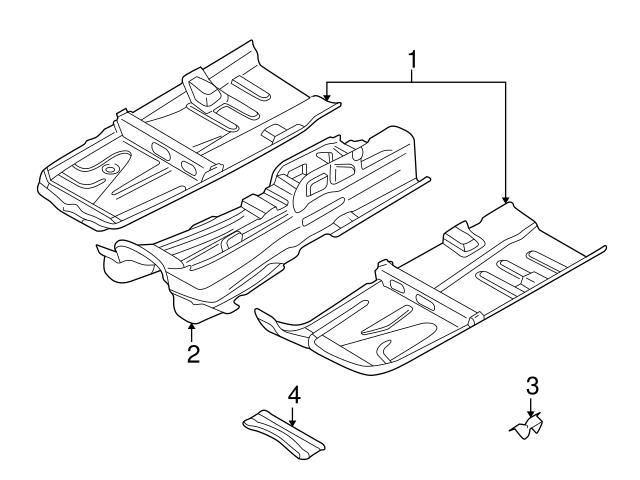Genuine Volvo 30784424 Jack Pad; Left, Right - Volvo | 6800357
