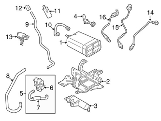 31355439 Genuine Volvo 31355109 Evaporative Emissions System Lines - Volvo