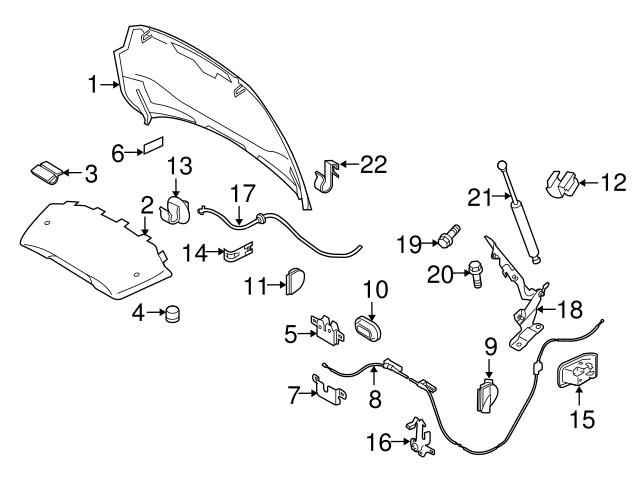 Genuine Volvo 31356005 Hood Latch; Right - Volvo | 31278200 31297747 ...