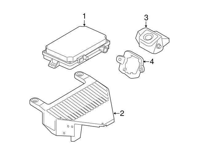 Genuine Volvo 31362081 Parking Aid Control Module - Volvo