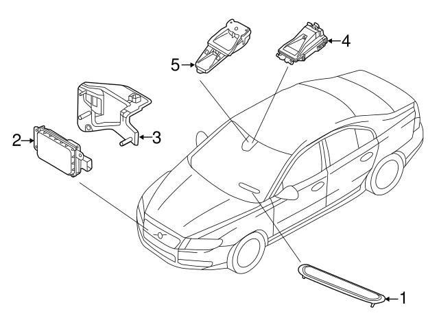 Genuine Volvo 31387311 Parking Aid Control Module - Volvo | 31313834 ...