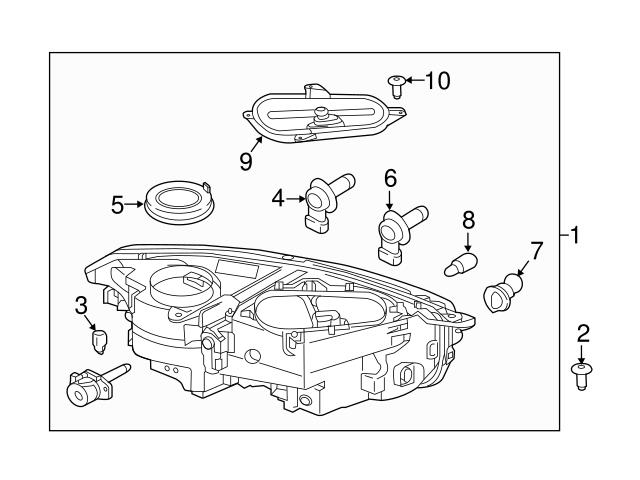 Genuine Volvo 31395988 Side Marker Light Lens; Right - Volvo