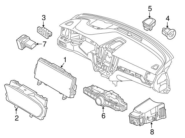 Genuine Volvo 31443874 Headlight Dimmer Switch Relay - Volvo | 31376509