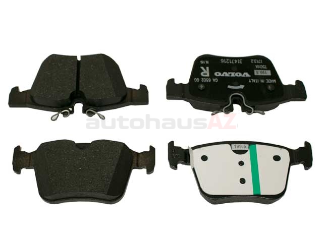 S-0349専用6643,4574,6075 OEM Nissan Z NISMO Akebono Front Brake Pad Set