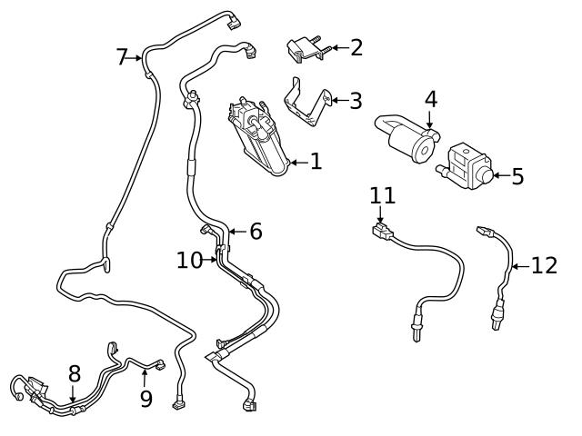 Genuine Volvo 31478962 Evaporative Emissions System Lines
