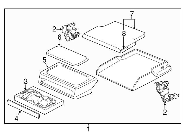 Genuine Volvo 31498188 Seat Armrest Cover - Volvo