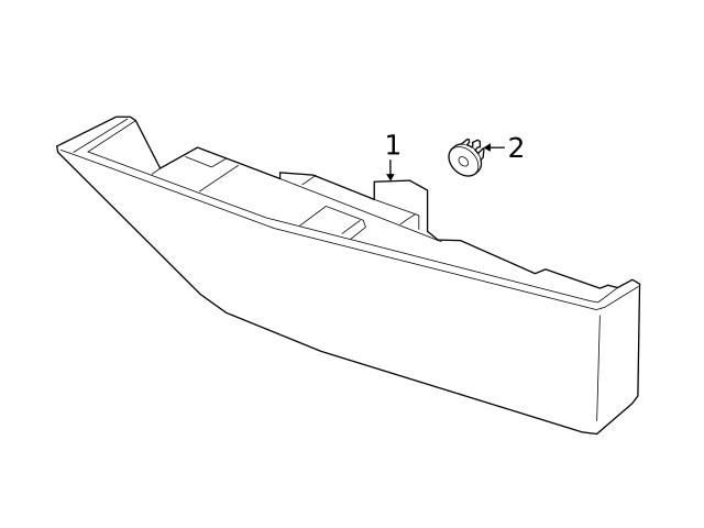 Genuine Volvo 32228904 Tail Light Assembly; Left - Volvo