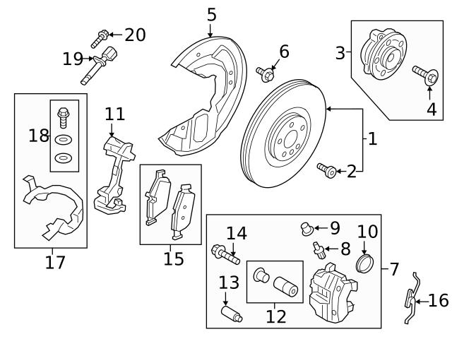 Genuine Volvo 32246001 Brake Hose/Line; Left - Volvo | 31362776 ...