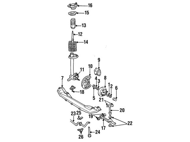 Genuine Volvo 3530924 Coil Spring Insulator - Volvo