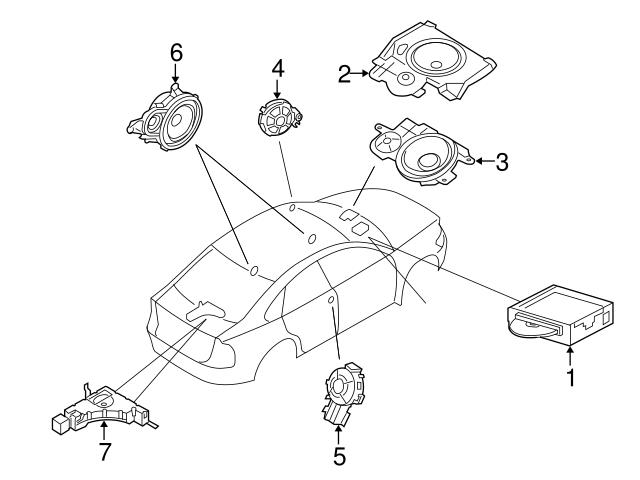 Genuine Volvo 36050166 CD Changer - Volvo | 36050117