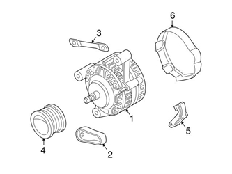 36050502 Genuine Volvo 36050282 Alternator - Volvo