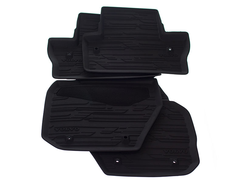 Genuine Volvo 39828878 All-Weather Rubber Floor Mat Set; Off