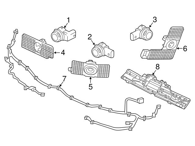 Genuine Volvo 39841333 Parking Aid Sensor Housing - Volvo | 39833020