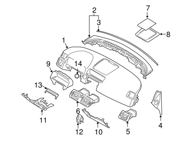 Genuine Volvo 39879432 Speaker Cover - Volvo