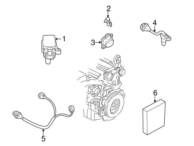 Genuine Volvo 9432570 Ignition Knock (Detonation) Sensor - Volvo