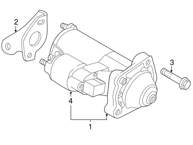 Genuine Volvo 9442291 Starter Solenoid - Volvo