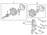 03L903023L Genuine VW/Audi Alternator