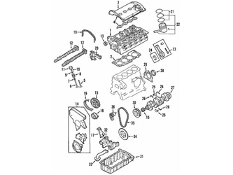 Genuine VW/Audi 058109021M Camshaft - Audi, VW | VW058109021M