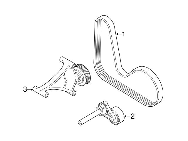 Genuine VW/Audi 06J145172 Drive Belt Idler Assembly - VW | VW06J145172