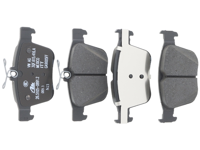 Genuine VW/Audi 3Q0698451AA Brake Pad Set; Rear - VW | 3Q0698451H