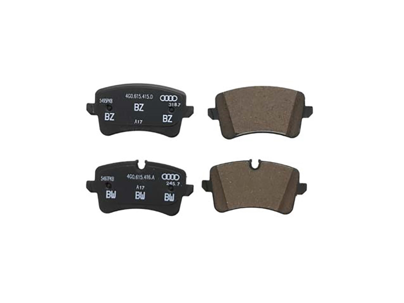 Genuine Audi 4G0698451C Brake Pad Set; Rear Audi 4G0698451A