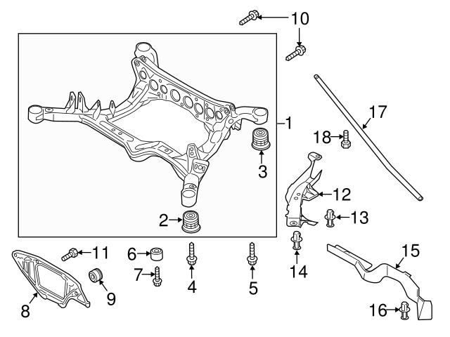 Genuine VW/Audi 4G8505476A Track Bar; Right - Audi | 4G8505476 AU4G8505476A