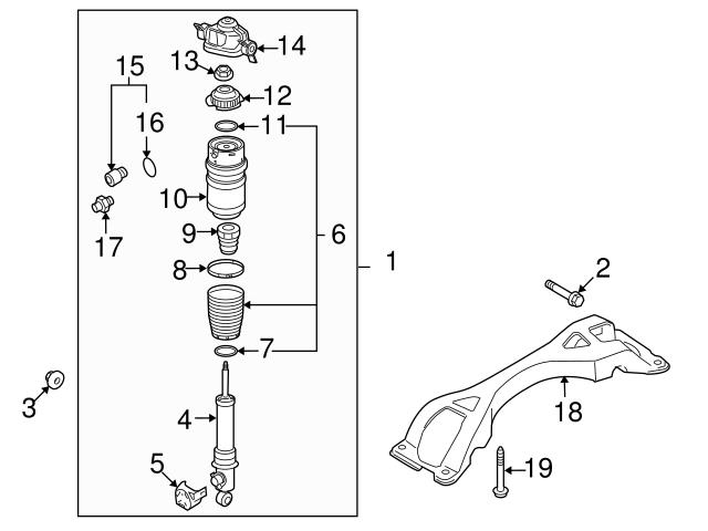 Genuine VW/Audi 7L0616814B Suspension Solenoid; Left, Right - Audi, VW ...