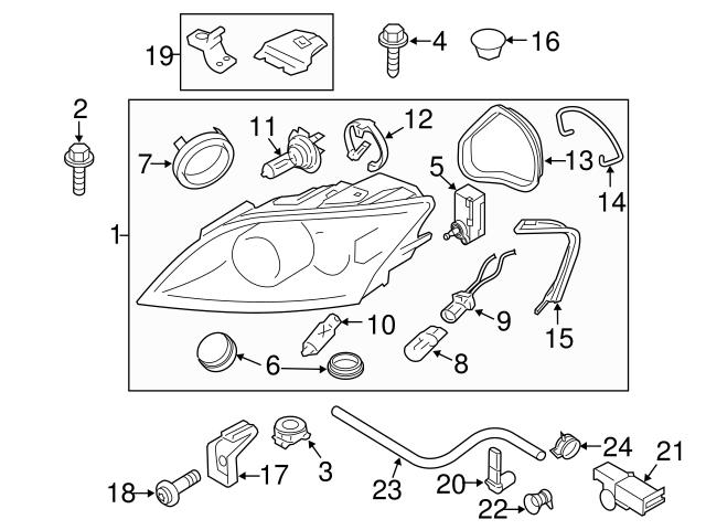 Audi TT - Headlight Assembly Parts